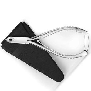 Pinzas para uñas encarnadas rectas para Podología, mango de 75mm, instrumentos de pedicura de mandíbula de 16mm, cortador de uñas de los pies, pinzas para Podología - Product Image 3