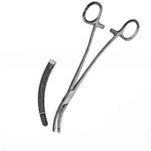 Pince gynécologique Heaney Ballentine pour hystérectomie, 21 cm, en acier inoxydable, courbée, pour procédures utérines et chirurgicales - Product Image 5