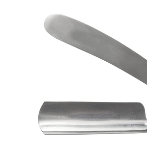 Mango de plástico de alta calidad, hoja de acero inoxidable, afilada, desechable, corte recto, salón de afeitar, maquinilla de afeitar - Product Image 5