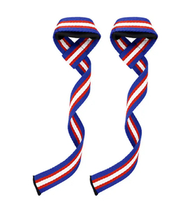 Sangles de poignet en nylon avec logo personnalisé Protecteur d'haltérophilie réglable et épais avec base en coton Design coloré - Product Image 1