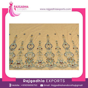 La mayoría de la venta de tela de lujo para vestidos de mujer y vestidos de boda vestido de fiesta tela con cuentas de la India - Product Image 2