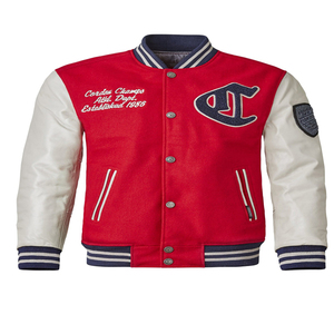 Veste bomber universitaire pour hommes et femmes, broderie chenille, patchs personnalisés, logo frontal, imperméable, coupe-vent, écologique - Product Image 1