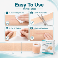 Patchs en silicone pour le soin des cicatrices, post-chirurgie, brûlures et traitement des cicatrices d'acné