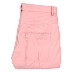 กางเกงหนังสีพื้นสำหรับใส่ลำลองกลางแจ้ง กางเกงหนังผู้ชายขายดี - Product Image 3