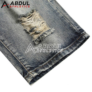 Shorts de Mezclilla Hechos a Medida de Nuevo Estilo, Shorts de Mezclilla de Color Personalizado en Venta, Hechos en Pakistán - Product Image 4