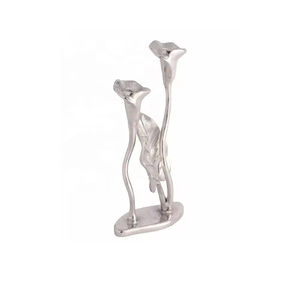 High Demanding <b>Tea</b> Light Candle Holder Modern Antique Design Top Selling Silver Color Candle <b>Stand</b> for Farmhouse Decoration - Product Image 2