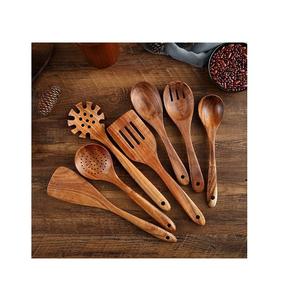 ชุดช้อนไม้สามชิ้นสำหรับรับประทานอาหารในบ้านและโรงแรมเครื่องครัวสลัด - Product Image 6