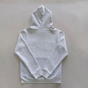 เสื้อฮู้ดลายนูนสำหรับผู้ชายเสื้อมีฮู้ดสลักลายนูนมีสีและขนาดตามสั่ง - Product Image 2