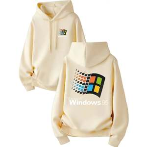 เสื้อฮู้ดดี้ผู้ชายผ้าฝ้าย 100% พร้อมหมวกแบบฝรั่งเศส ผ้าเทอร์รี่ฟอกสี ไซส์ XL พิมพ์ลายซิลค์สกรีน ลายเรียบ - Product Image 6