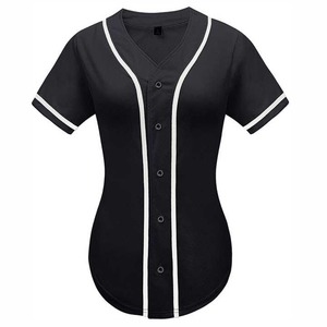 Maillots de baseball à sublimation unie personnalisés de la meilleure qualité pour femmes: vêtements de sport personnalisés pour la performance - Product Image 1