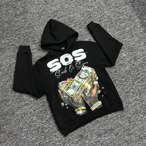 Pakistan Made Heavyweight basicscotton blended Men's Hoodies Pullover Custom Regular Fit Printing Fleece Hoodie para hombres - Product Image 6