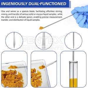 Juego de 23 Espátulas de Laboratorio de Acero Inoxidable 304, Cucharas de Micromezcla Resistentes, Cucharas para Polvo, Resistentes a la Corrosión - Product Image 5