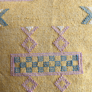 Innovative Embroidered Pattern Punch Needle Abstract Design 100% Cotton Hand <b>Tufted</b> <b>Cushion</b> <b>Cover</b> Soft Cotton Pillow Case - Product Image 1