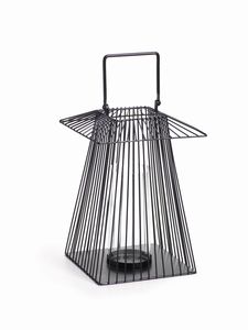 Farol Rústico de Hierro Negro para Decoración de Pasillos, con Aspecto Tradicional y Luz Ambiental Suave - Product Image 2