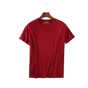 Nouveau T-shirt en coton pour homme 2025 – Col rond, grande taille, manches courtes, coupe ample, couleur unie, décontracté - Product Image 5