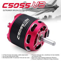 Faradyi Haute Puissance Électrique Rc Avions Bld Moteur C5055 V2 570KV 760KV 6s 24v pour Fly Avion Jet Rc Fpv Avion Drone Moteur