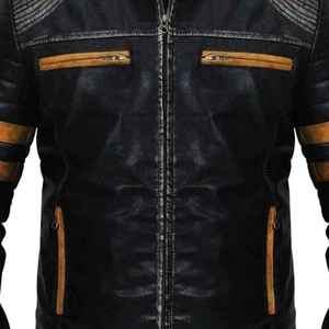 Chaquetas de cuero para hombre de excelente calidad, nuevo diseño de logotipo personalizado, chaqueta para hombre, ropa de fábrica, chaqueta económica amigable para hombre - Product Image 4