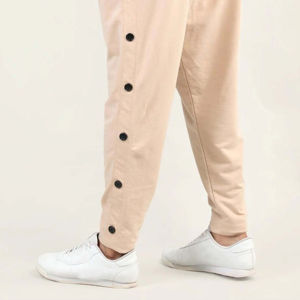 Pantalon de survêtement basique coupe ajustée poches zippées hommes bas étroit pantalon de course coton Premium pantalon de survêtement pour hommes en gros - Product Image 5