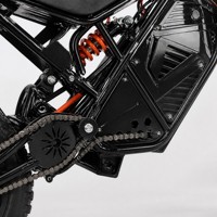 Moto tout-terrain électrique haute performance 3000W Peak, 55 km/h, 48V 21AH, avec amortisseur hydraulique à azote