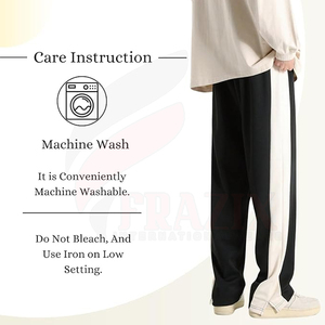 Manufacturer's Best Cotton Men's Casual Sweatpants Mid Waist New Style Custom Design Straight Pattern Private Label Use - Product Image 5