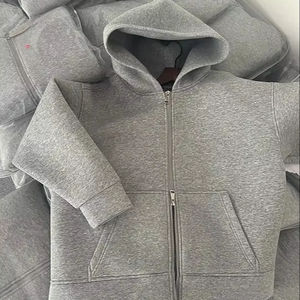 Streetwear à la mode pour hommes sweat à capuche zippé à la mode sweats à capuche zippés surdimensionnés prix usine sweats à capuche zippés pour hommes - Product Image 1