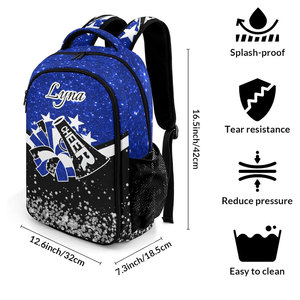 Mochila Deportiva Personalizada con Estampado de Transferencia de Calor y Brillantina para Mujer, Tamaño Personalizable, Disponible al por Mayor - Product Image 6
