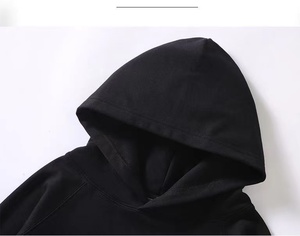 480GSM Peso pesado Unisex Drop Shoulder Blank Diseño personalizado Oversized 100 Cotton White Hoodies - Product Image 4