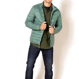 Chaqueta de Invierno Informal para Hombre, Chaqueta Acolchada Ligera con Capucha - Product Image 4