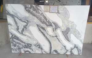 Azulejo de losa de mármol blanco moderno Natalia, suelo de baño de cocina pulido de porcelana travertino Natural para uso en apartamentos y villas - Product Image 2