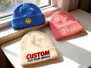 Gorros de Punto Personalizados con Puño, Gorro de Invierno con Logotipo Bordado, Gorros Clásicos para Adultos, Gorros Cálidos al por Mayor, Fábrica de Vietnam - Product Image 5
