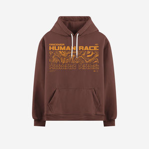 เสื้อฮู้ดผ้าฝ้าย100% น้ำหนักเบาสำหรับผู้ชายเครื่องแต่งกายลำลองแบบถักซับในของบังคลาเทศ - Product Image 1