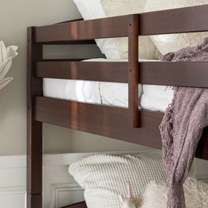 Litera de madera de lujo para niños, niños, adultos, adolescentes, gemelos, cama de cubierta Doble - Product Image 2