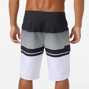 2026 Men's Eco-friendly Solid Pattern Boardshorts Vintage Streetwear Hot Shorts for Beach Surf & <b>Swimming</b> Comfortable Trunks - Product Image 4