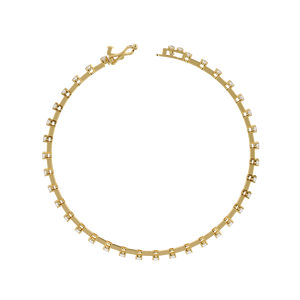 Exclusivo Brazalete de Diamantes para Mujer, Brazalete de Oro Sólido de 10k y 18k con Cuatro Puntas, Corte Brillante, Certificado IGI - Product Image 4