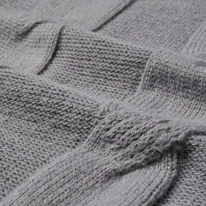 Suéter de punto para hombre, con logotipo diseño personalizado, nuevo e elegante, informal, de invierno, transpirable, antiarrugas, para exteriores - Product Image 4