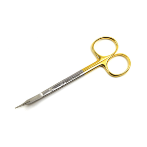 Fábrica de instrumentos quirúrgicos de calidad, tijeras Kaye Super Cut, 7 "(18cm), puntas CVD faciales/insertos TC, manijas de anillo negro de acero inoxidable - Product Image 6