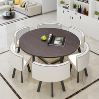 Ensemble de table à manger de luxe moderne Mobilier de salon avec tables en bois Chaises prêtes pour l'exportation depuis le Vietnam