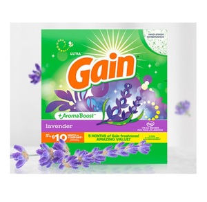 Vente en gros de détergent à lessive au parfum de lavande Gain Boost Aroma 154oz 107 charges compatibles HE disponibles à bas prix - Product Image 5