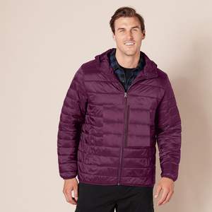 Manufacturer Winter Outdoor Breathable Padded Jacket <b>Purple</b> Shiny Custom <b>Men</b> Thick Quilted Down Bubble Puffer <b>Men's</b> Jackets - Product Image 5
