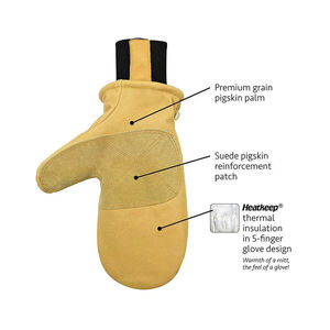 Custom Logo Snowboard <b>Mittens</b> Wholesale Waterproof Ski Snowboard <b>Mittens</b> - Extra Warm Winter <b>Mittens</b> for Men and <b>Women</b> - Product Image 2