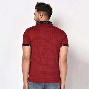 Nouveau polo pour homme 100% coton coupe confortable et design unique avec des couleurs unies pour une tenue décontractée - Product Image 6