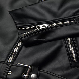 New Arrival TWIIL_SPORTS Custom Windproof Casual Black Riding Biker Motorcycle <b>Men</b> Genuine Leather <b>Jackets</b> Stylish Fashion - Product Image 5