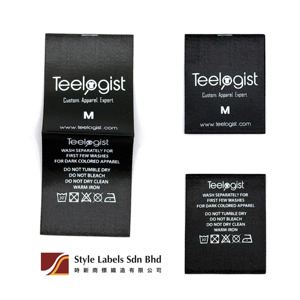 Etiqueta de Corte Láser Impresa Personalizada de Calidad en Satén de Poliéster para Etiquetas de Cuidado Lavables y Marca Elegante con Textura de Satén Brillante - Product Image 2