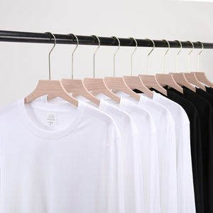 Camisetas de manga larga para hombre, Camisetas Básicas de fabricación OEM, colores personalizados, MOQ bajo, camisetas de hombre de fábrica de alta calidad - Product Image 5