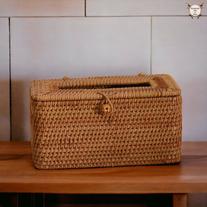 Vente en gros de porte-serviettes en rotin naturel bon marché pour décoration de vaisselle fait à la main du Vietnam - Product Image 1