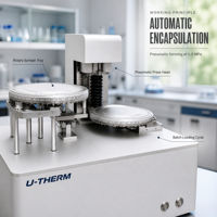 Machine d'encapsulation automatique d'échantillons YX-BY5400, entraînement pneumatique 0,5 MPa, AC 220 V, 30 kg, pour analyse élémentaire CHN, tests en laboratoire