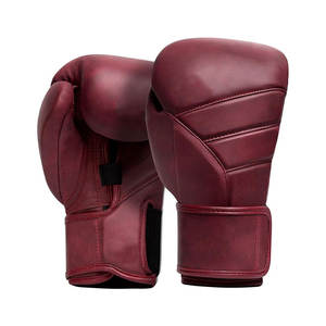 Guantes de boxeo de cuero genuino Equipo de protección - Product Image 2