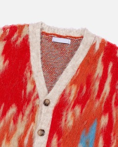 Manufacturer Custom Logo Unisex Knit Sweater <b>Long</b> Sleeve <b>Men</b> Wool Fuzzy Knitted Mohair OEM ODM Knitwear <b>Men</b> <b>Cardigans</b> Sweater - Product Image 5