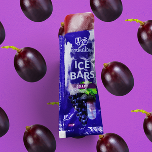 PopsMalaya Barres glacées au raisin, lot de 6, sorbet à faire congeler à la maison, à base de vrai jus de raisin, sans produits laitiers, adapté aux enfants, faible en calories - Product Image 3