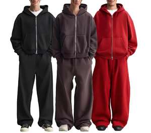 ชุดวอร์มมีฮู้ดสำหรับผู้ชายผ้าฝ้าย100% โอเวอร์ไซส์ขนาดใหญ่พิเศษเสื้อวอร์มแบบสวมหัวสำหรับผู้ชายใหม่ล่าสุด2025ออกแบบโลโก้ได้ตามที่ต้องการ - Product Image 6